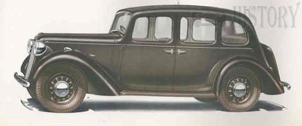 Austin Twelve ascot side vew 1940s