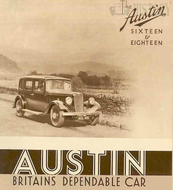 Auston 16 and 18 hp cars 1940s