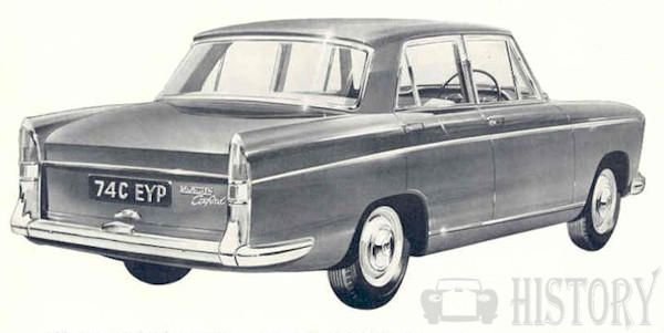 Morris Oxford VI rear view 1960s car