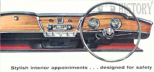 Austin A60 Cambridge car dash view 60s