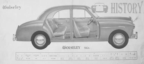 Wolseley 4/44 Technical details (1953-1956)