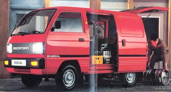 Bedford Rascal side view 1980s
