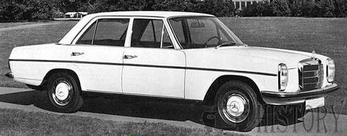 Mercedes-Benz W114 W115 200 side view 1968