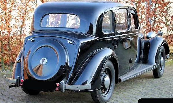 Rover 14 rear view from 1938