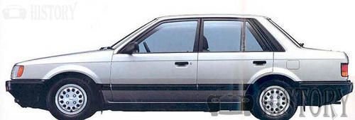 Mazda 323 Familia Fourth generation BD side