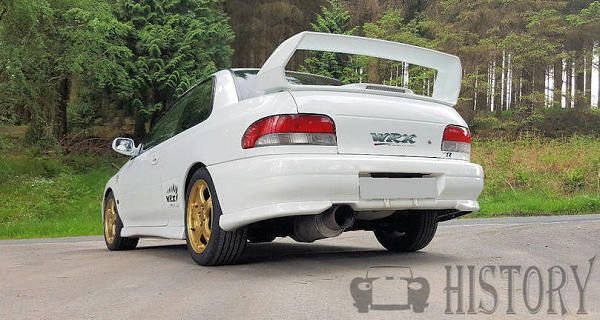 Subaru Impreza First generation coupe 1999 rear view