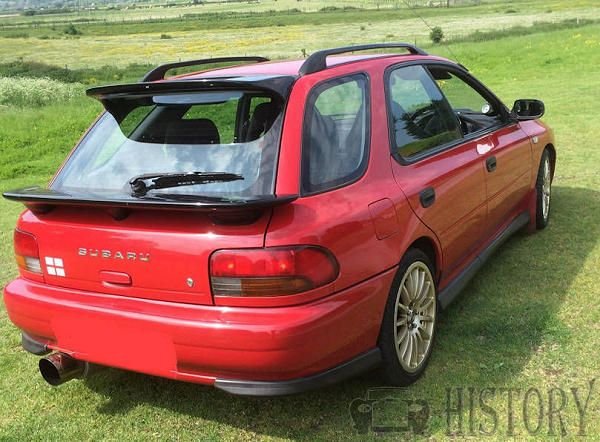 Subaru Impreza First generation wagon 1997 rear view
